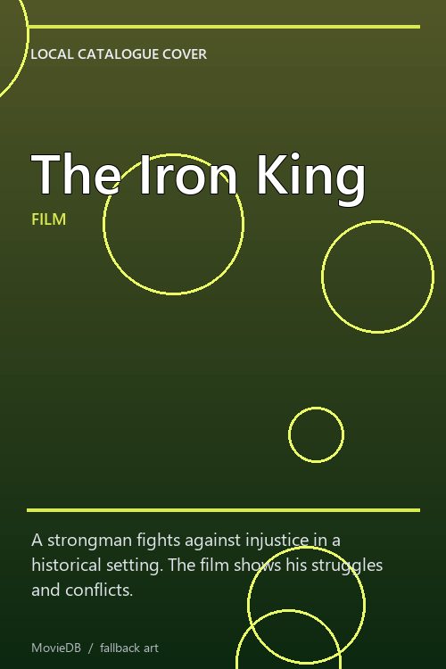 The Iron King poster