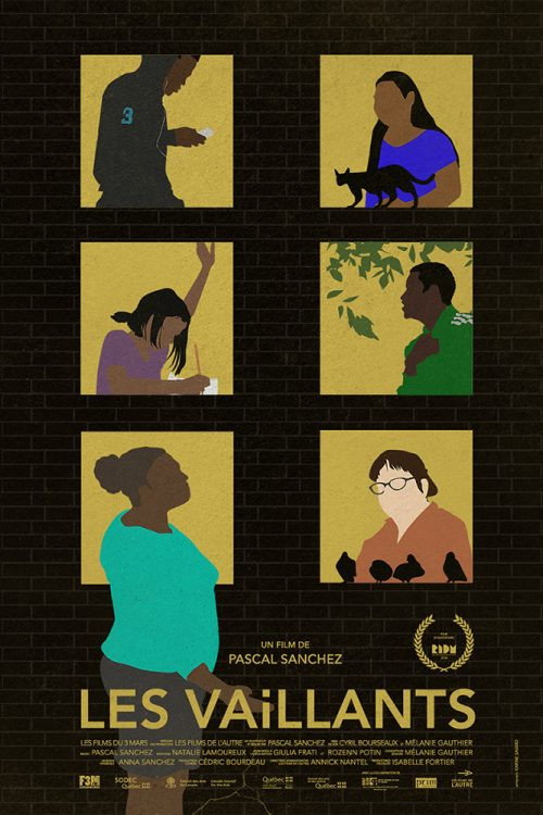 Les vaillants poster