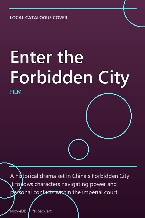 Enter the Forbidden City poster