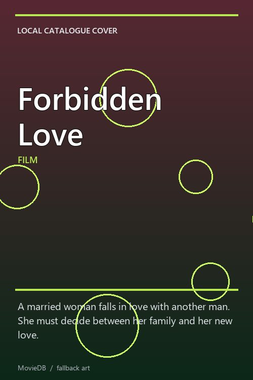 Forbidden Love poster