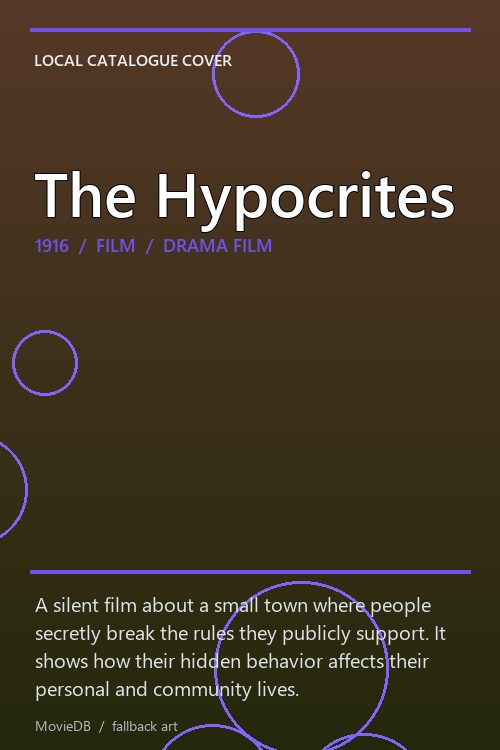 The Hypocrites poster