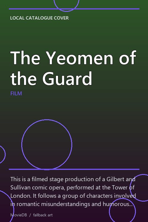 The Yeomen of the Guard poster