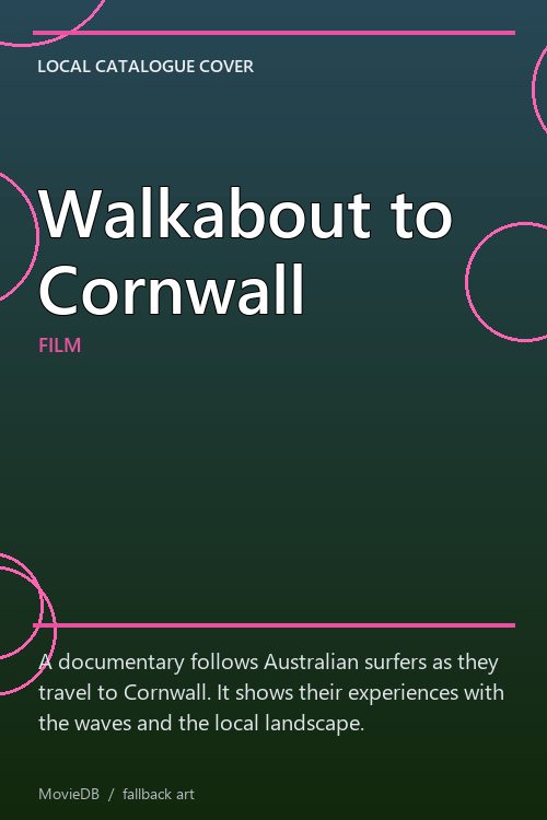 Walkabout to Cornwall poster