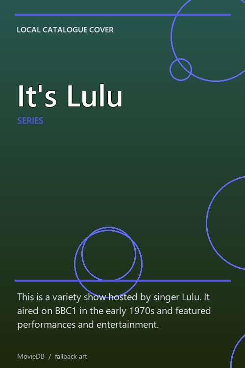 It's Lulu poster