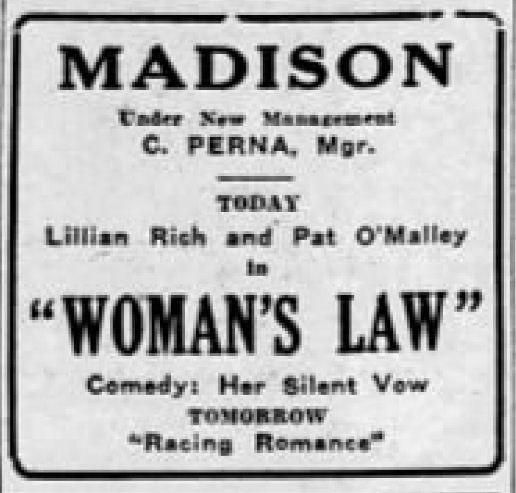 Woman's Law poster