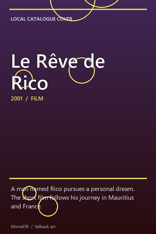 Le Rêve de Rico poster