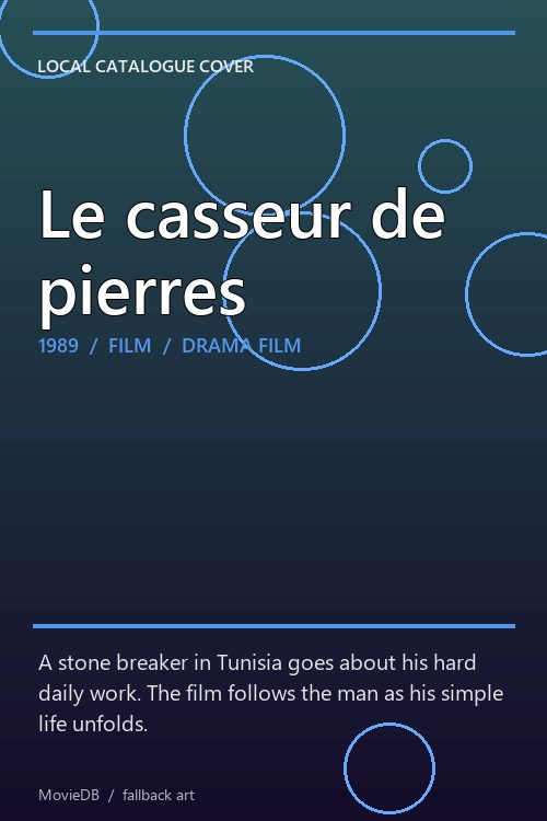 Le casseur de pierres poster