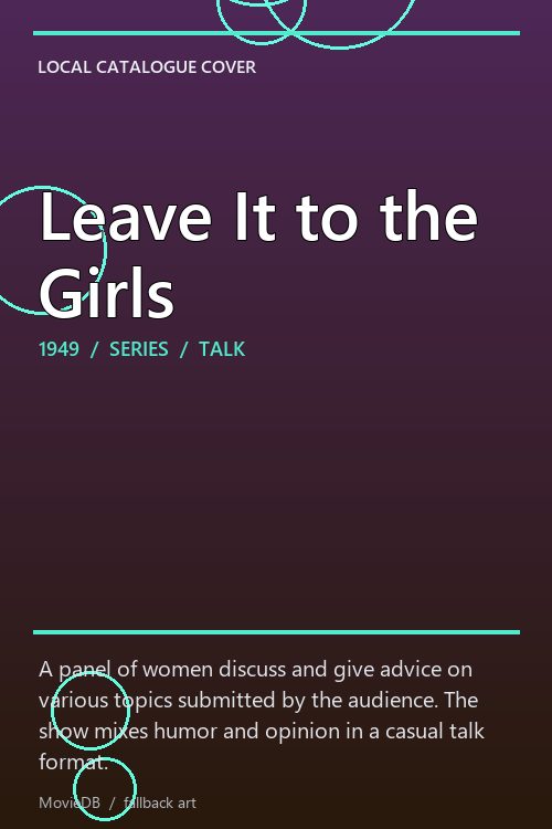 Leave It to the Girls poster