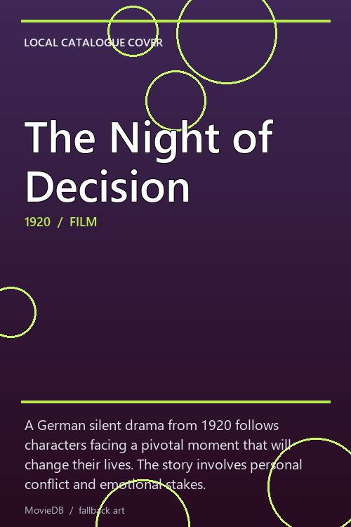 The Night of Decision poster