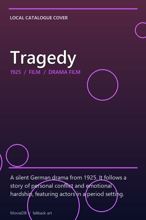 Tragedy poster