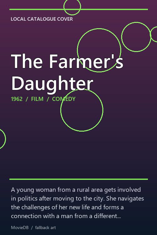 The Farmer's Daughter poster