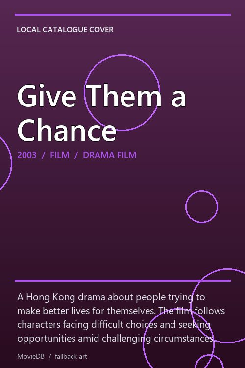 Give Them a Chance poster