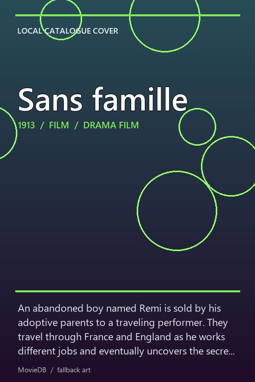 Sans famille poster
