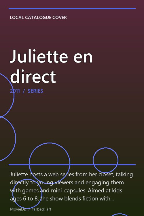 Juliette en direct poster