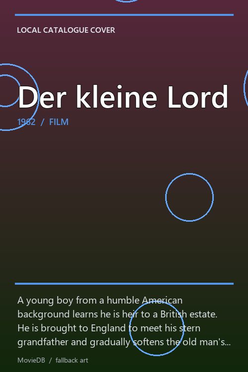 Der kleine Lord poster