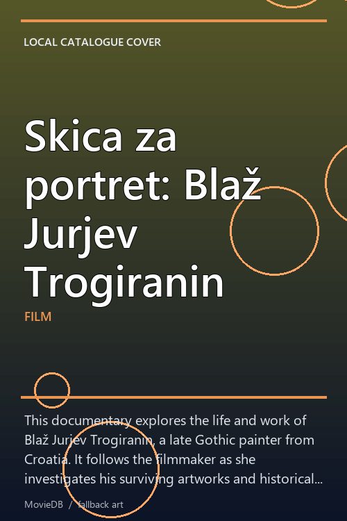 Skica za portret: Blaž Jurjev Trogiranin poster