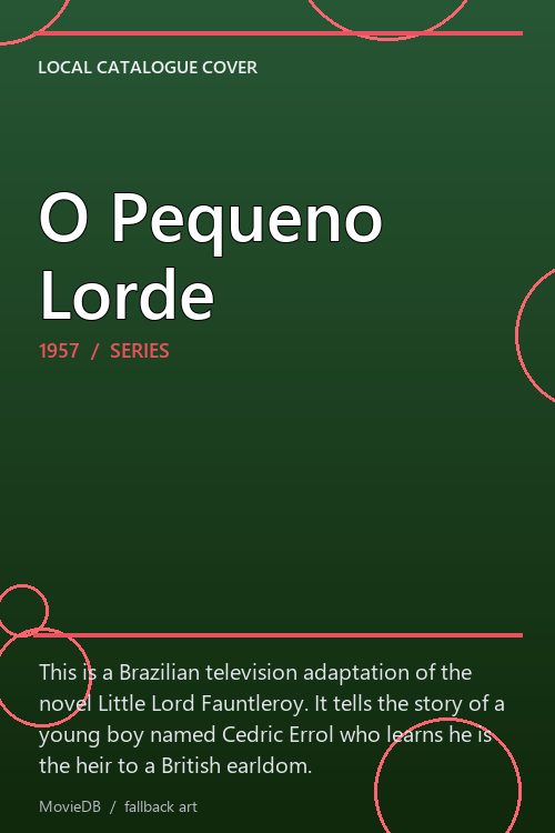 O Pequeno Lorde poster