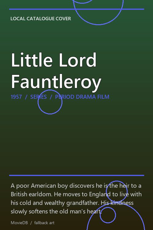 Little Lord Fauntleroy poster
