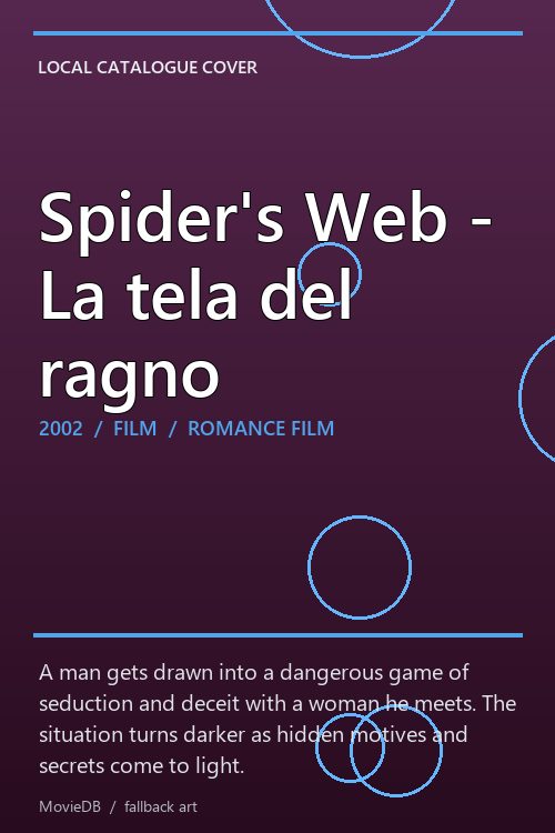 Spider's Web - La tela del ragno poster
