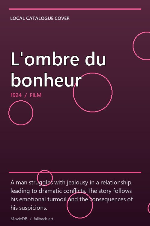 L'ombre du bonheur poster