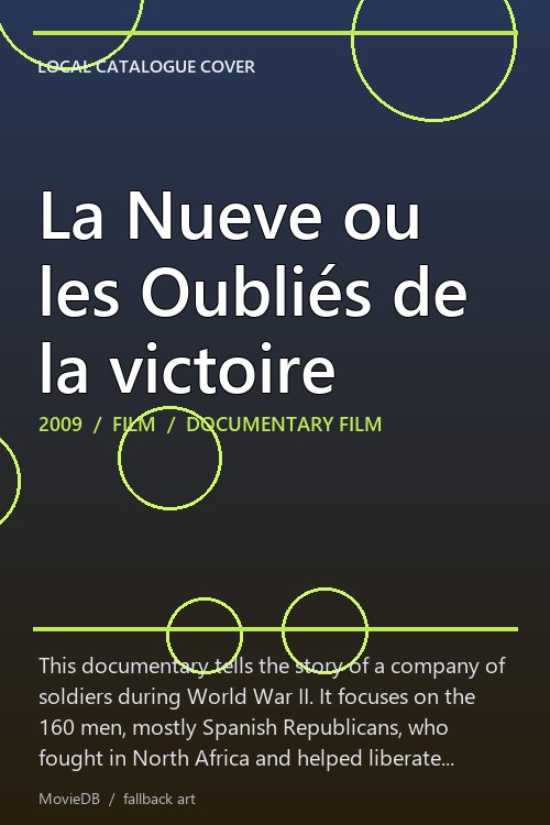La Nueve ou les Oubliés de la victoire poster