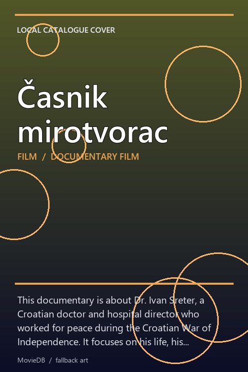 Časnik mirotvorac poster