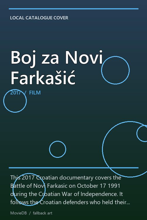 Boj za Novi Farkašić poster