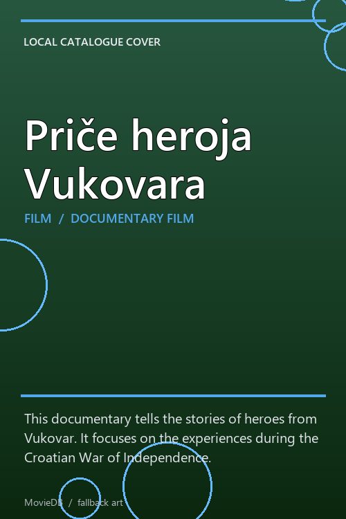 Priče heroja Vukovara poster