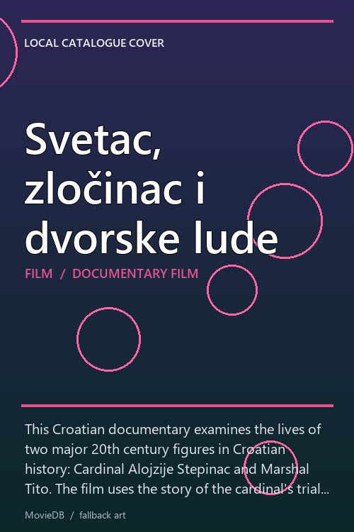 Svetac, zločinac i dvorske lude poster