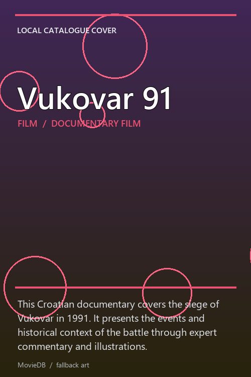 Vukovar 91 poster