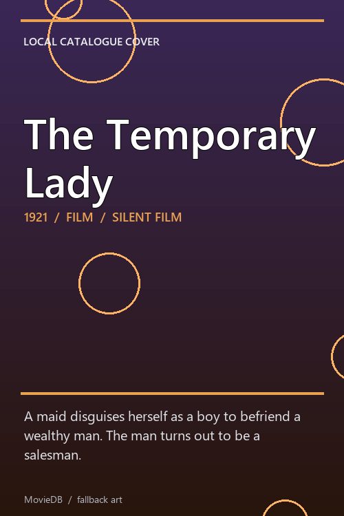 The Temporary Lady poster