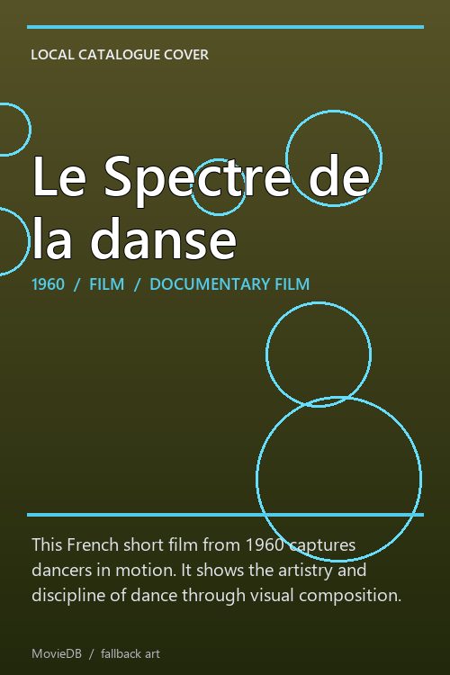 Le Spectre de la danse poster