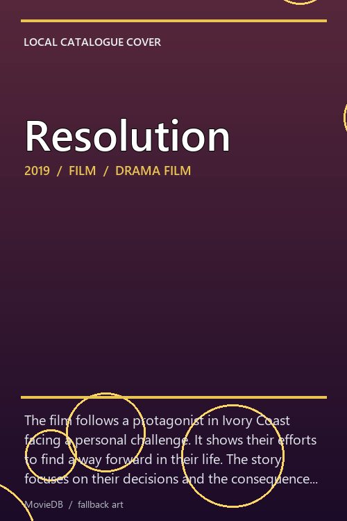Resolution poster