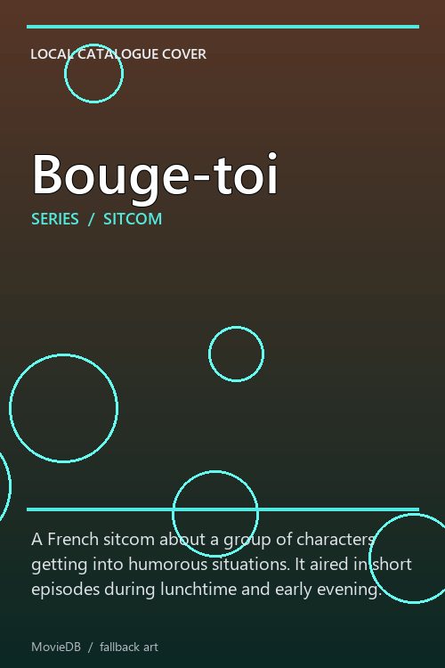 Bouge-toi poster