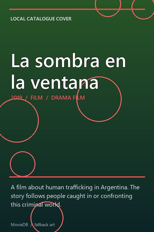 La sombra en la ventana poster