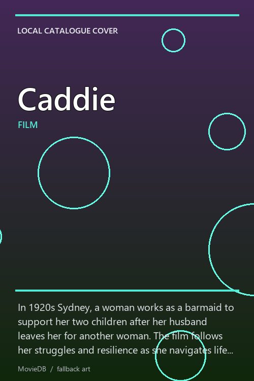 Caddie poster