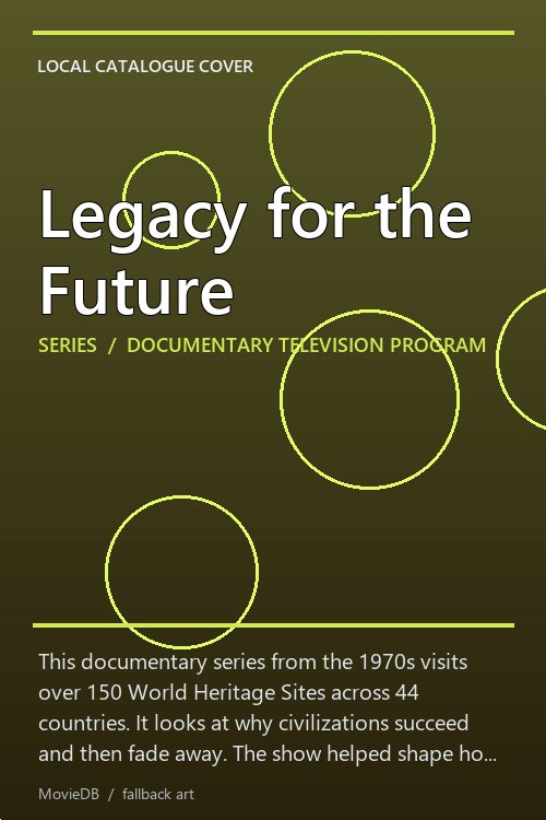 Legacy for the Future poster
