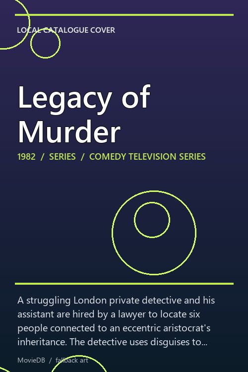 Legacy of Murder poster