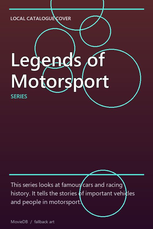Legends of Motorsport poster