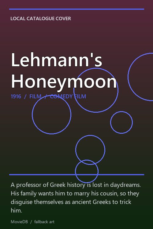 Lehmann's Honeymoon poster