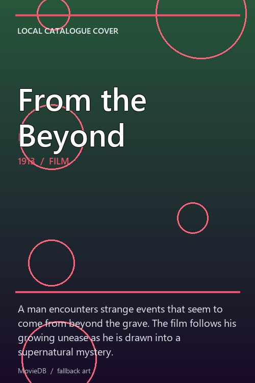 From the Beyond poster