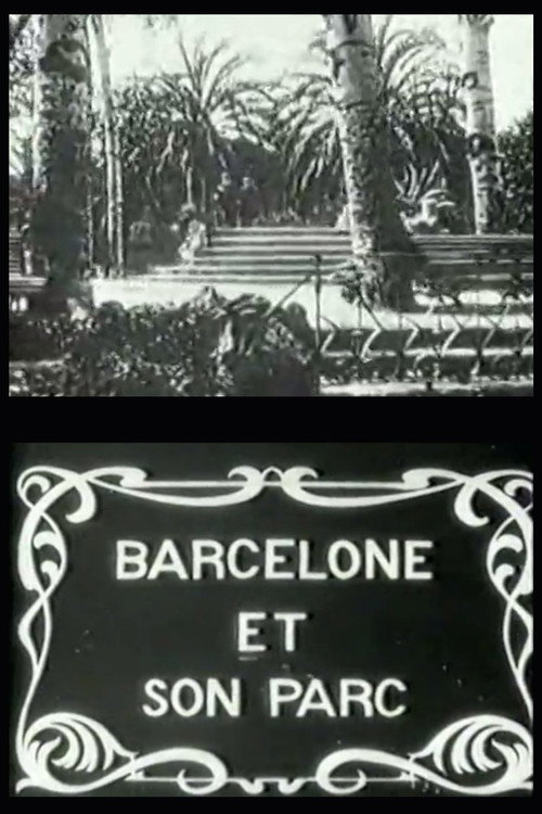 Barcelone et son parc poster