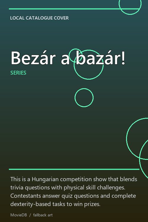 Bezár a bazár! poster