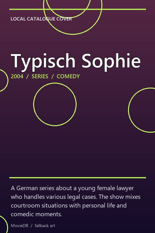 Typisch Sophie poster