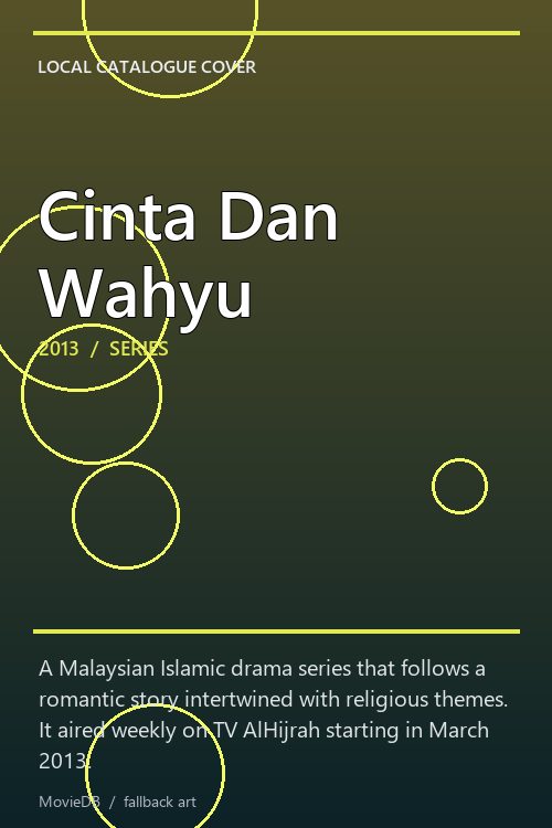 Cinta Dan Wahyu poster