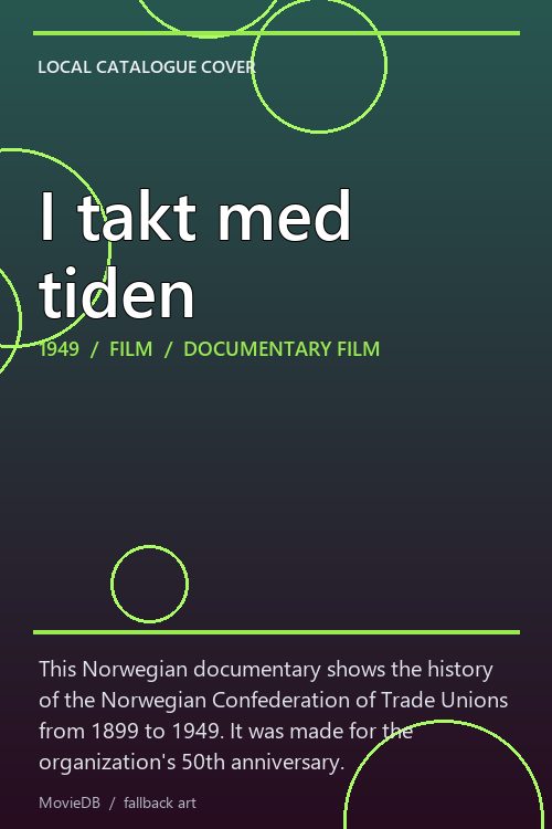 I takt med tiden poster