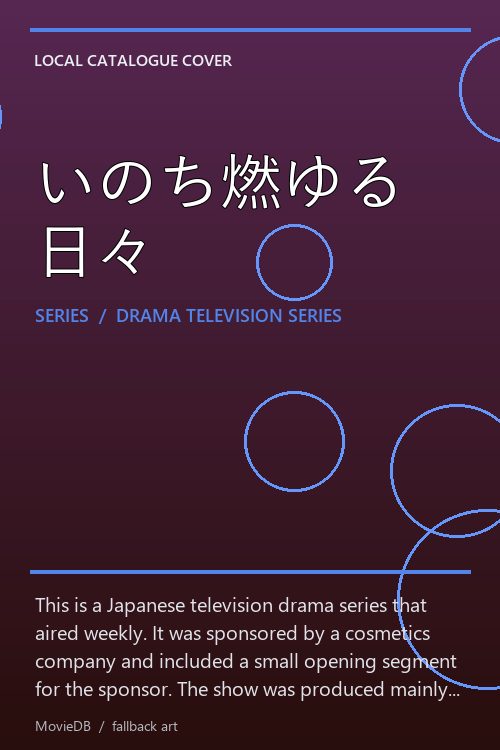 いのち燃ゆる日々 poster