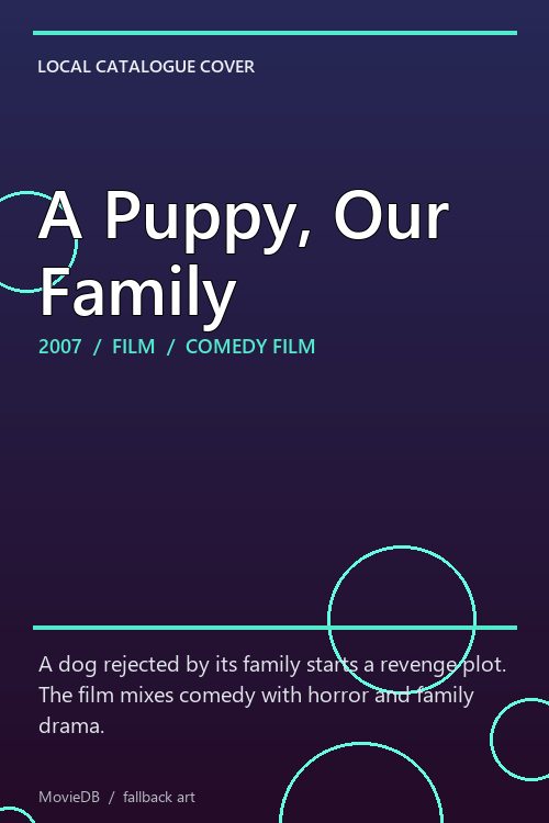A Puppy, Our Family poster
