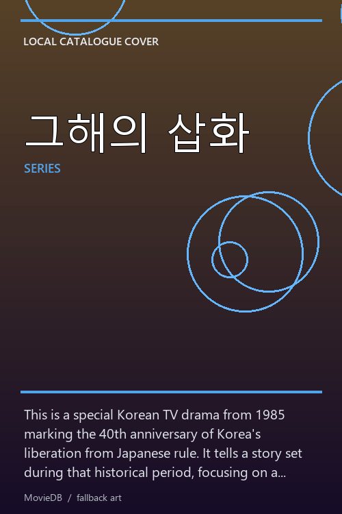 그해의 삽화 poster