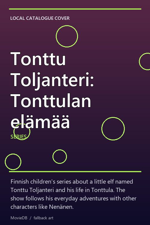 Tonttu Toljanteri: Tonttulan elämää poster